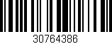 Código de barras (EAN, GTIN, SKU, ISBN): '30764386'