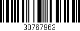 Código de barras (EAN, GTIN, SKU, ISBN): '30767963'