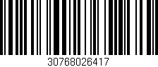 Código de barras (EAN, GTIN, SKU, ISBN): '30768026417'