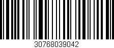 Código de barras (EAN, GTIN, SKU, ISBN): '30768039042'