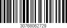 Código de barras (EAN, GTIN, SKU, ISBN): '30768062729'