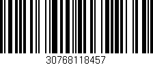 Código de barras (EAN, GTIN, SKU, ISBN): '30768118457'