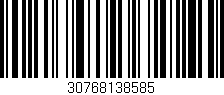 Código de barras (EAN, GTIN, SKU, ISBN): '30768138585'