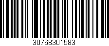 Código de barras (EAN, GTIN, SKU, ISBN): '30768301583'