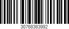 Código de barras (EAN, GTIN, SKU, ISBN): '30768383992'