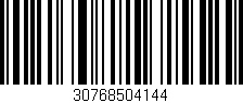 Código de barras (EAN, GTIN, SKU, ISBN): '30768504144'