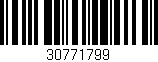Código de barras (EAN, GTIN, SKU, ISBN): '30771799'