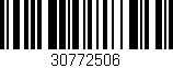Código de barras (EAN, GTIN, SKU, ISBN): '30772506'