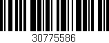Código de barras (EAN, GTIN, SKU, ISBN): '30775586'