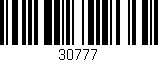 Código de barras (EAN, GTIN, SKU, ISBN): '30777'