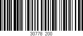 Código de barras (EAN, GTIN, SKU, ISBN): '30778/200'