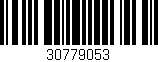 Código de barras (EAN, GTIN, SKU, ISBN): '30779053'
