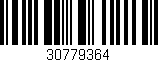 Código de barras (EAN, GTIN, SKU, ISBN): '30779364'