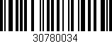 Código de barras (EAN, GTIN, SKU, ISBN): '30780034'
