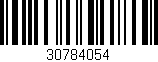 Código de barras (EAN, GTIN, SKU, ISBN): '30784054'