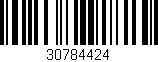 Código de barras (EAN, GTIN, SKU, ISBN): '30784424'