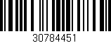 Código de barras (EAN, GTIN, SKU, ISBN): '30784451'