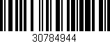 Código de barras (EAN, GTIN, SKU, ISBN): '30784944'