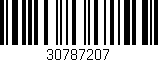 Código de barras (EAN, GTIN, SKU, ISBN): '30787207'