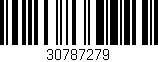Código de barras (EAN, GTIN, SKU, ISBN): '30787279'