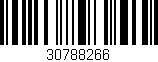 Código de barras (EAN, GTIN, SKU, ISBN): '30788266'