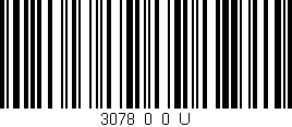 Código de barras (EAN, GTIN, SKU, ISBN): '3078_0_0_U'