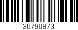 Código de barras (EAN, GTIN, SKU, ISBN): '30790873'