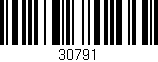 Código de barras (EAN, GTIN, SKU, ISBN): '30791'