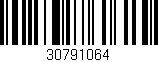 Código de barras (EAN, GTIN, SKU, ISBN): '30791064'