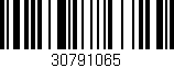 Código de barras (EAN, GTIN, SKU, ISBN): '30791065'