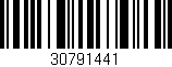 Código de barras (EAN, GTIN, SKU, ISBN): '30791441'