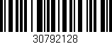 Código de barras (EAN, GTIN, SKU, ISBN): '30792128'