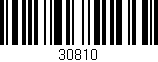Código de barras (EAN, GTIN, SKU, ISBN): '30810'