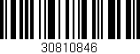 Código de barras (EAN, GTIN, SKU, ISBN): '30810846'