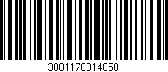 Código de barras (EAN, GTIN, SKU, ISBN): '3081178014850'