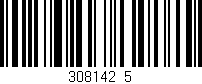 Código de barras (EAN, GTIN, SKU, ISBN): '308142/5'