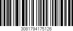 Código de barras (EAN, GTIN, SKU, ISBN): '3081794175126'