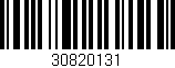 Código de barras (EAN, GTIN, SKU, ISBN): '30820131'