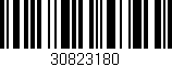 Código de barras (EAN, GTIN, SKU, ISBN): '30823180'