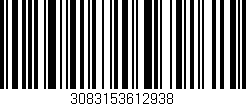 Código de barras (EAN, GTIN, SKU, ISBN): '3083153612938'