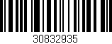 Código de barras (EAN, GTIN, SKU, ISBN): '30832935'