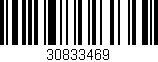 Código de barras (EAN, GTIN, SKU, ISBN): '30833469'
