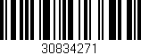 Código de barras (EAN, GTIN, SKU, ISBN): '30834271'