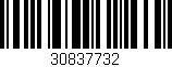 Código de barras (EAN, GTIN, SKU, ISBN): '30837732'