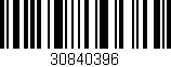 Código de barras (EAN, GTIN, SKU, ISBN): '30840396'
