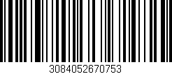Código de barras (EAN, GTIN, SKU, ISBN): '3084052670753'