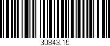 Código de barras (EAN, GTIN, SKU, ISBN): '30843.15'