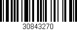 Código de barras (EAN, GTIN, SKU, ISBN): '30843270'