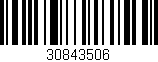 Código de barras (EAN, GTIN, SKU, ISBN): '30843506'