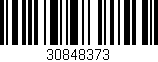 Código de barras (EAN, GTIN, SKU, ISBN): '30848373'